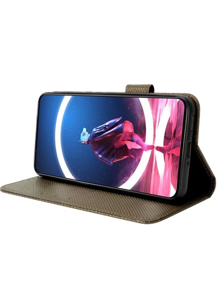Nubia Kırmızı Sihirli 7 Pro Için Kılıf Kapak Kickstand Kart Tutucu Manyetik Cüzdan (Yurt Dışından)