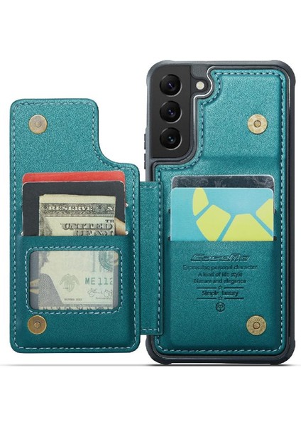 Samsung Galaxy S21 Pu Deri Kickstand Rfıd Ince Için Caseme Cüzdan Kılıf (Yurt Dışından) indirimleri