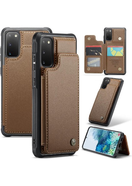 Samsung Galaxy S20 Ince Darbeye Vaka Kart Tutucu Için Caseme Cüzdan Kılıf (Yurt Dışından)