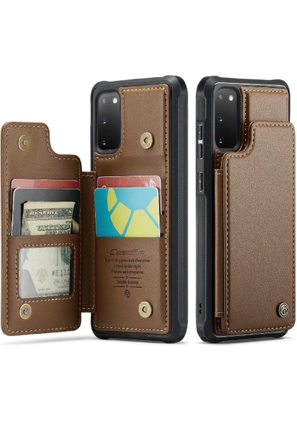 Samsung Galaxy S20 Ince Darbeye Vaka Kart Tutucu Için Caseme Cüzdan Kılıf (Yurt Dışından)