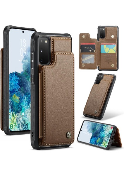 Samsung Galaxy S20 Ince Darbeye Vaka Kart Tutucu Için Caseme Cüzdan Kılıf (Yurt Dışından)