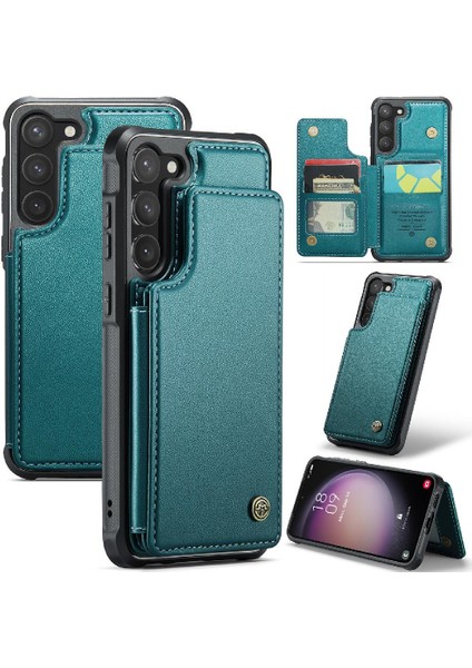 Samsung Galaxy S23 Için Caseme Cüzdan Durumda Pu Deri Ince Darbeye Vaka (Yurt Dışından)