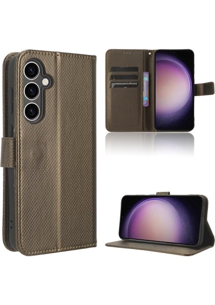 Samsung Galaxy S23 Fe 5g Manyetik Cüzdan Kart Tutucu Kickstand (Yurt Dışından)