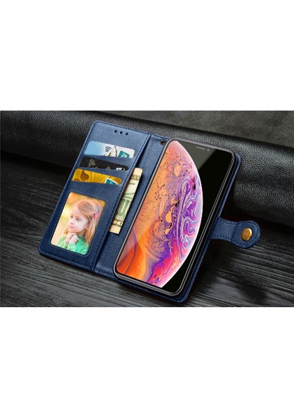 IPhone x Için Kılıf Zarif Iş Cüzdan Fonksiyonu Deri Kılıf Moda (Yurt Dışından) fırsatları