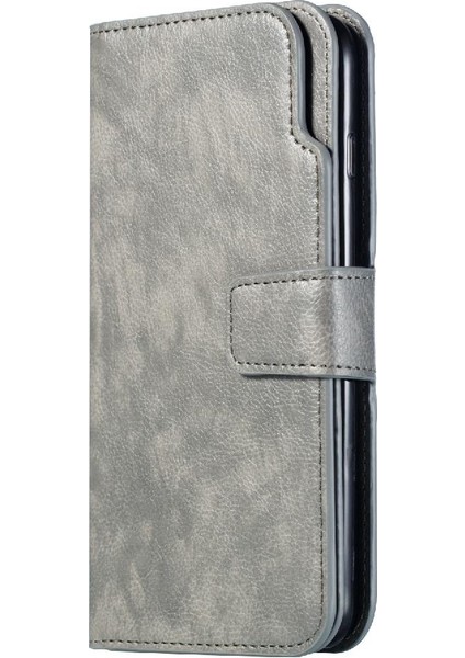 IPhone 6 Için Kılıf Artı/6s Artı 9 Kart Yuvaları Kickstand Cüzdan Manyetik Pu (Yurt Dışından) modelleri
