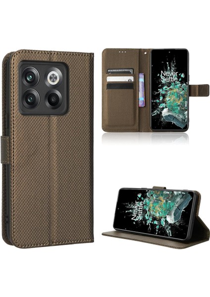 Oneplus 10T 5g Için Kılıf Kapak Kart Tutucu Manyetik Cüzdan Kickstand (Yurt Dışından)