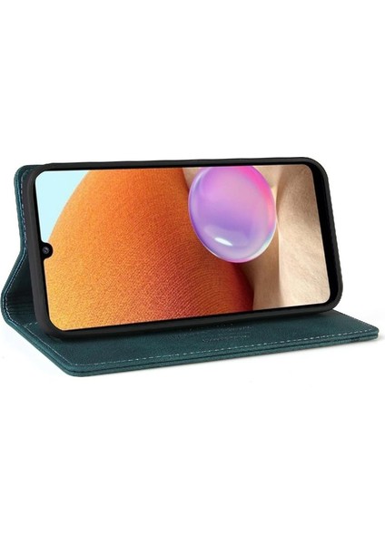Samsung Galaxy A32 4g Premium Deri Premium Deri Kickstand Için Kılıf (Yurt Dışından) modelleri