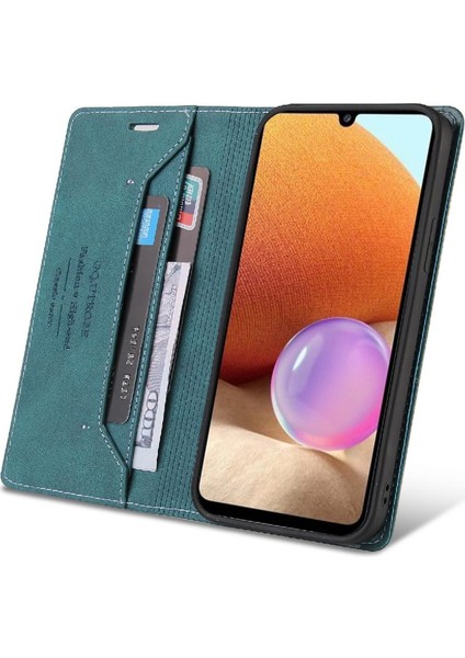 Samsung Galaxy A32 4g Premium Deri Premium Deri Kickstand Için Kılıf (Yurt Dışından) fırsatları