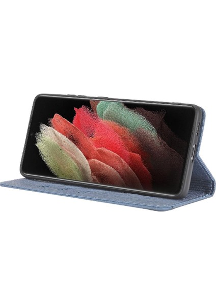 Samsung Galaxy S21 Ultra Pu Deri Kapak Çevirin Folio Kitap El (Yurt Dışından) indirimleri