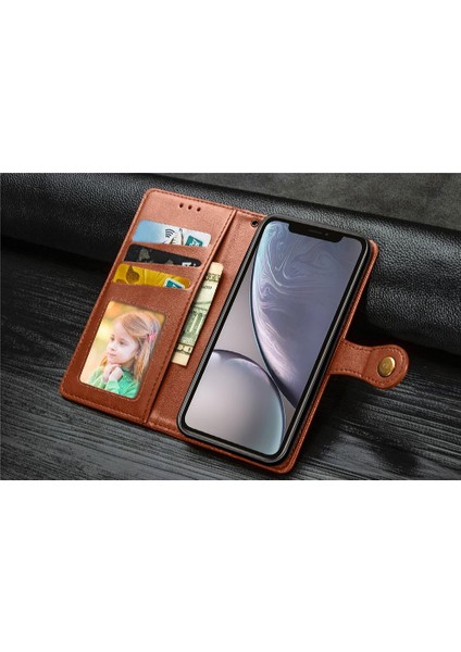 IPhone Xr Için Kılıf Deri Kılıf Moda Tasarım Cüzdan Fonksiyonu Kapak Çevirin (Yurt Dışından) fiyatları