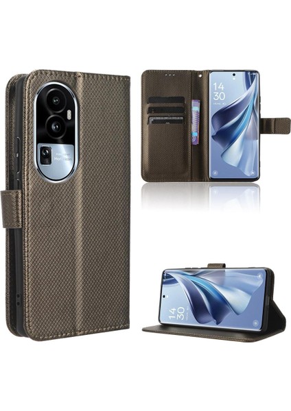 Oppo Oppo 10 Pro 5g Için Kılıf Kapak Kickstand Manyetik Cüzdan Kart Tutucu (Yurt Dışından)