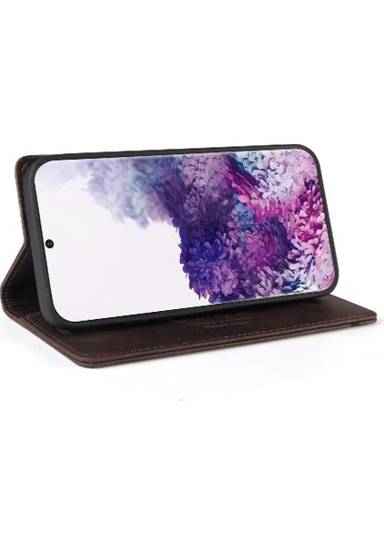 Samsung Galaxy S20 Kickstand Iki Kart Yuvaları Premium Deri Kılıf (Yurt Dışından)
