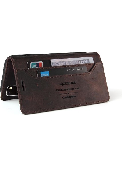 Samsung Galaxy S20 Kickstand Iki Kart Yuvaları Premium Deri Kılıf (Yurt Dışından)