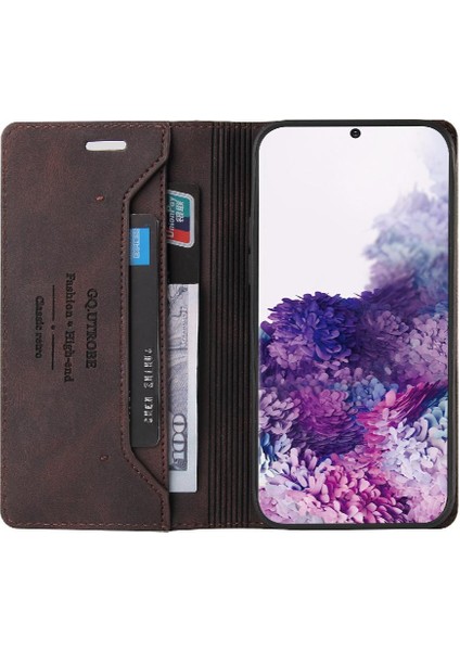 Samsung Galaxy S20 Kickstand Iki Kart Yuvaları Premium Deri Kılıf (Yurt Dışından)