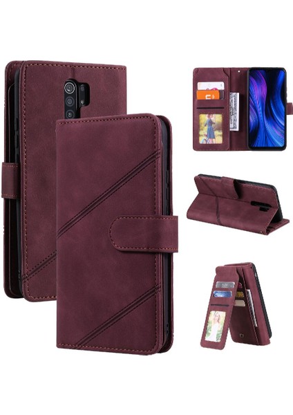 Xiaomi Redmi 9/9 Başbakan Kart Tutucu Için Kickstand Cüzdan Çevir Folio Pu (Yurt Dışından)