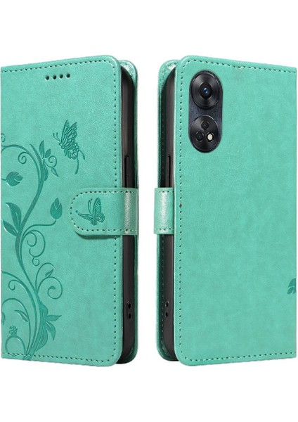 Oppo RENO8T 4g Için Kılıf El Kayışı ve Kart Yuvası ile Yüksek Kaliteli Deri (Yurt Dışından) indirimleri