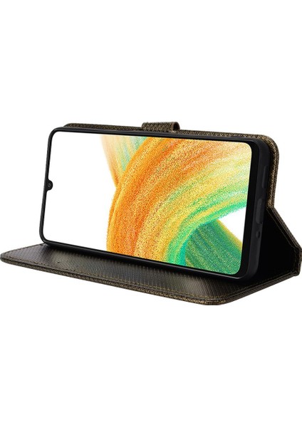 BDT Market Samsung Galaxy A23 5g Için Kılıf Kapak Manyetik Cüzdan Kart Tutucu Kickstand (Yurt Dışından)