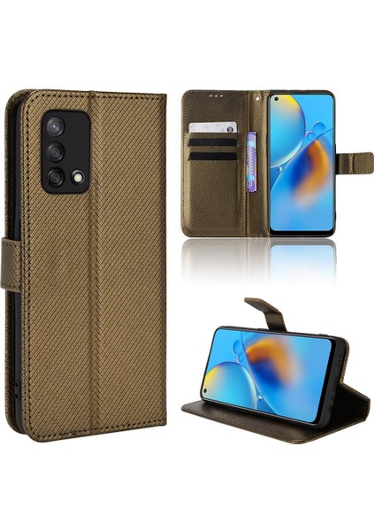 Oppo A74 4g Kapak Manyetik Cüzdan Kart Tutucu Kickstand Için Kılıf (Yurt Dışından)