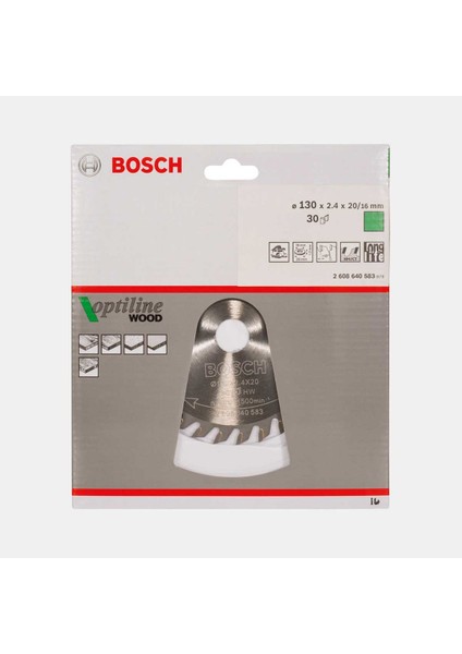 Optiline Daire Testere Bıçağı 130X16 mm 30 Diş