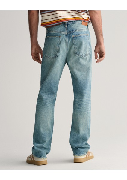 Erkek Lacivert Loose Fit Jean 1000302.961