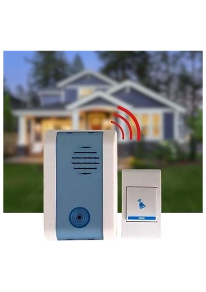 Sanec Wireless Bağlantılı Ev, Ofis, Daire Veya Bahçe Kapıları Için Kablosuz Kapı Zili
