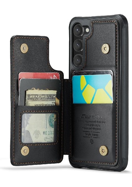 Samsung Galaxy S23 Için Caseme Cüzdan Durumda Pu Deri Ince Darbeye Vaka (Yurt Dışından) modelleri