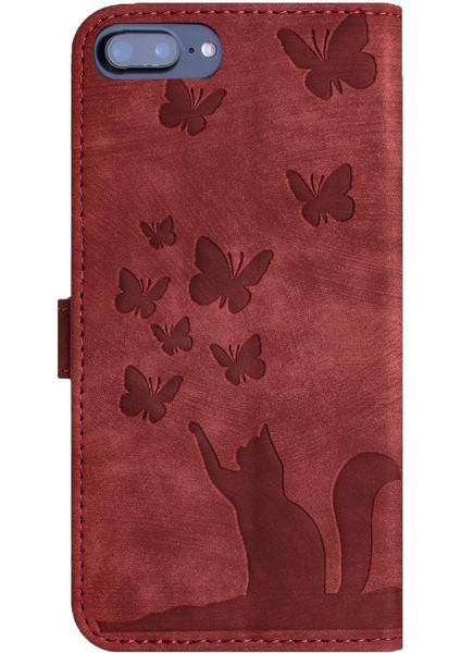 IPhone 8 Için Kılıf Artı/7 Artı Cüzdan Kılıf Flip Folio Kart Cep Tutucu (Yurt Dışından) fırsatları