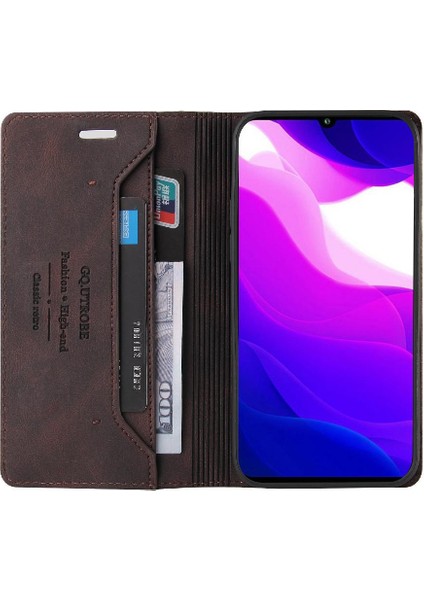Xiaomi 10 Lite Kickstand Iki Kart Yuvaları Premium Deri Premium (Yurt Dışından) fırsatları