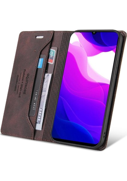 Xiaomi 10 Lite Kickstand Iki Kart Yuvaları Premium Deri Premium (Yurt Dışından) indirimleri