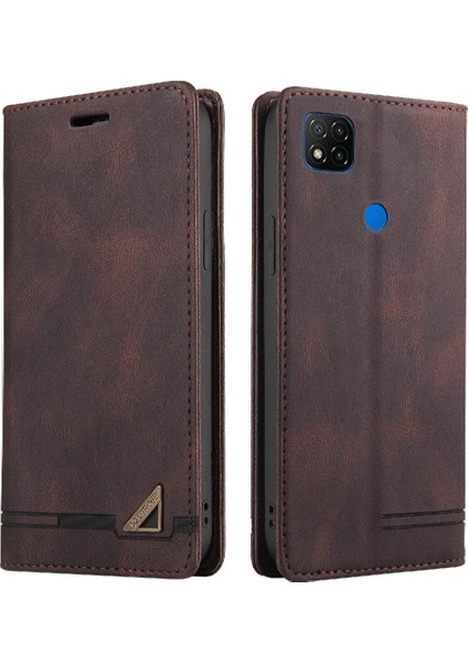 Xıaomı Redmi 9c Premium Deri Kickstand Premium Deri Iki (Yurt Dışından)