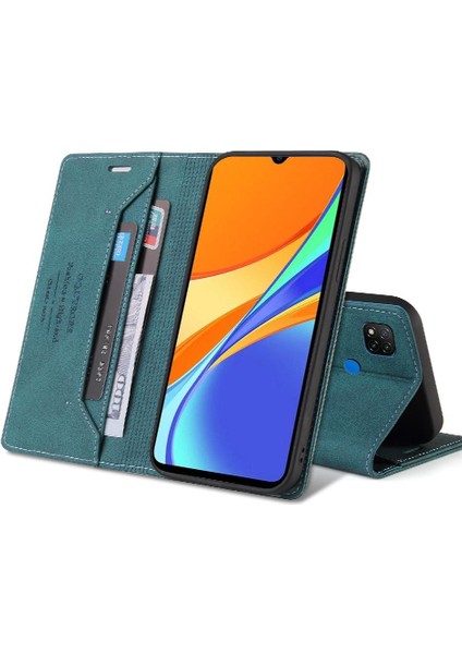 Xıaomı Redmi 9c Premium Deri Kickstand Premium Deri Iki (Yurt Dışından)