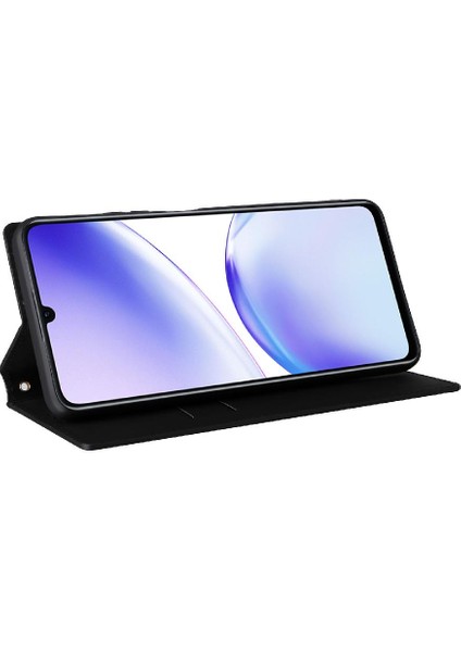 Realme C51 4g Kart Yuvaları Tutucu Manyetik Kapatma 3D Desen Pu (Yurt Dışından)