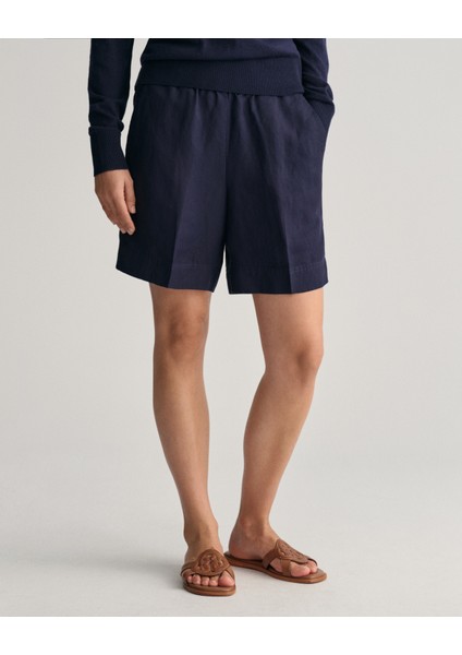 Kadın Lacivert Relaxed Fit Şort 4020096.433