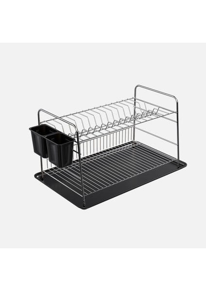 Iki Katlı Tablalı Bulaşıklık Krom