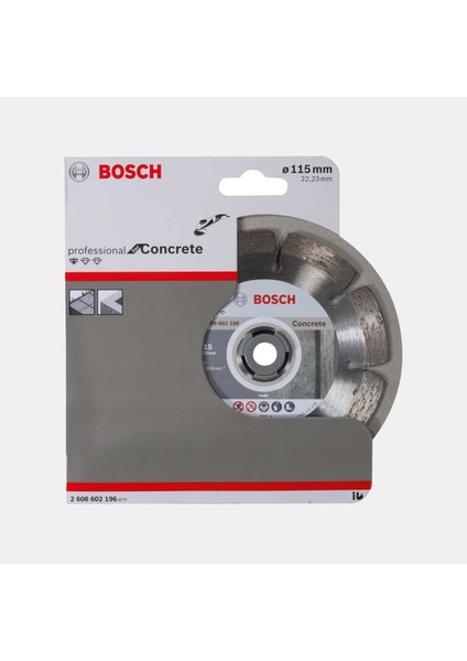 Elmas Disk 115 mm Standart For Concrete