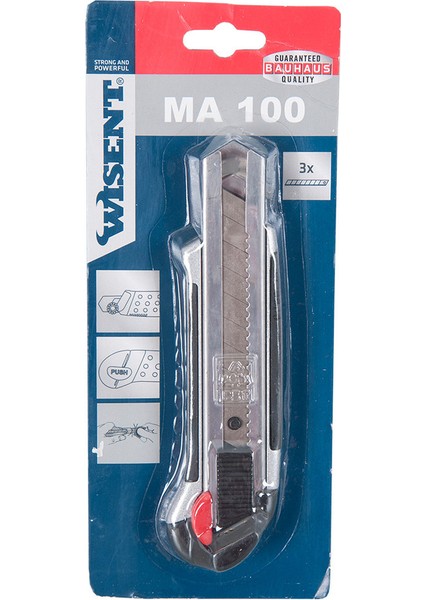 WISENTMA100 22 mm 3 Yedekli Maket Bıçağı