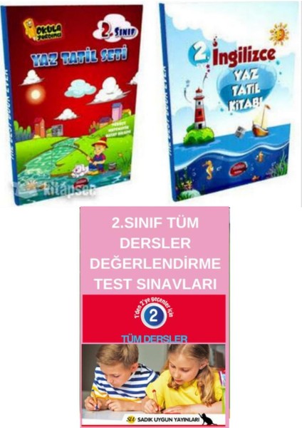 2. Sınıf Yaz Tatil Kitabı - İngilizce Tatil Kitabı - Tüm Dersler Değerlendirme Sınav Testleri Kitabı