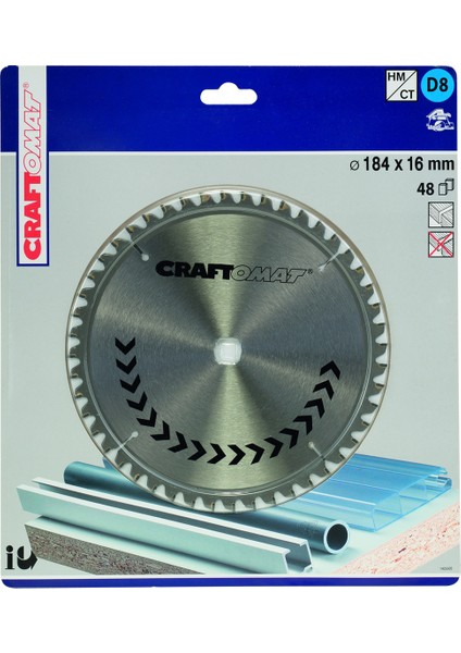 Daire Testere Bıçağı Sp Mu H 184X16-48