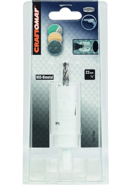 Hss-Bim Delik Açma Testeresi 22 mm