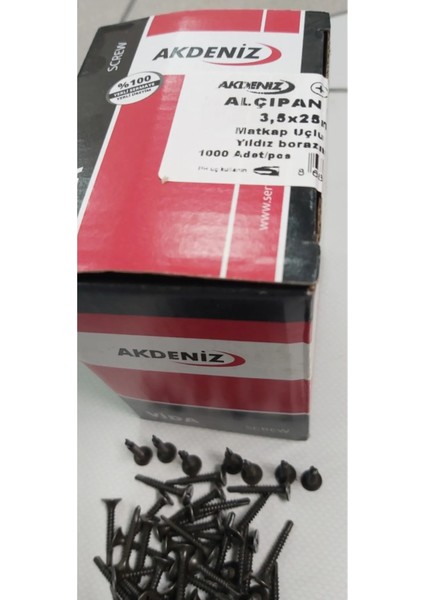 Alçıpan Vida 3.5X25 mm Matkap Uç 1000 Adet fiyatları