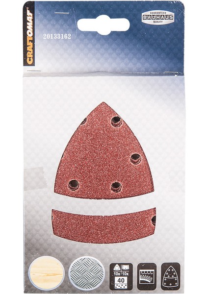 K40 10X40 Üçgen Zımpara Tabanı