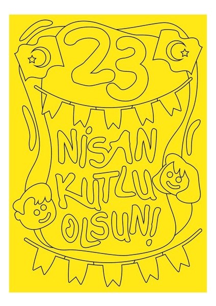 23 Nisan Ulusal Egemenlik ve Çocuk Bayramı Eko Kum Boyama Seti 15 Adet-Red Castle 23NSN-150 fiyatları