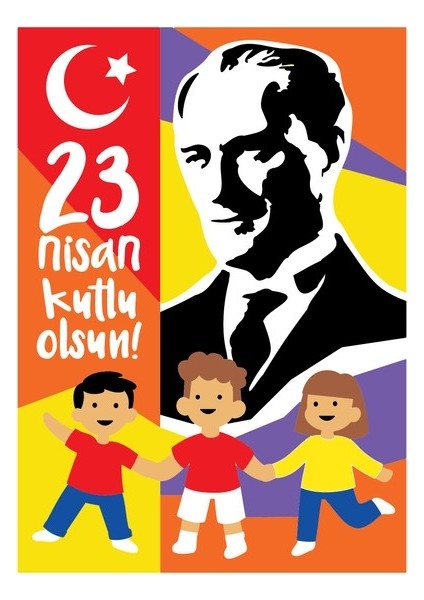 23 Nisan Ulusal Egemenlik ve Çocuk Bayramı Eko Kum Boyama Seti 10 Adet-Red Castle 23NSN-101