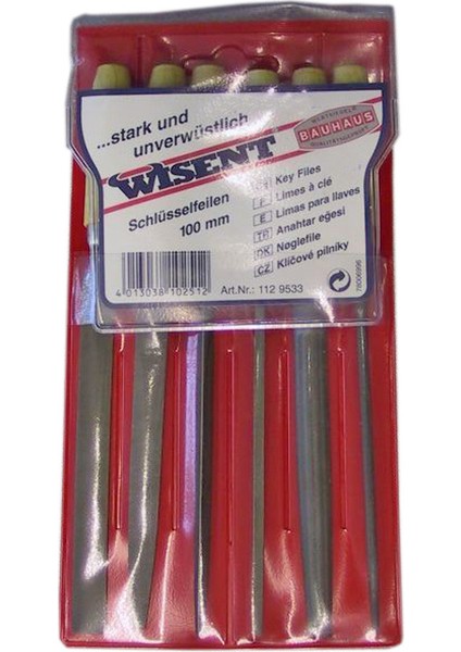 Schlusselfeilen 100 mm Mini Eğe Seti