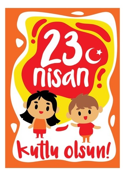 23 Nisan Ulusal Egemenlik ve Çocuk Bayramı Eko Kum Boyama Seti 15 Adet-Red Castle 23NSN-153