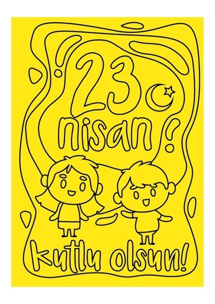 23 Nisan Ulusal Egemenlik ve Çocuk Bayramı Eko Kum Boyama Seti 15 Adet-Red Castle 23NSN-153