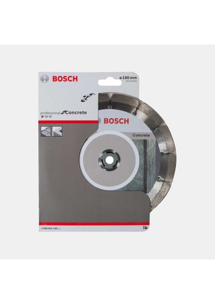 Elmas Kesme Diski Beton Için 180 mm
