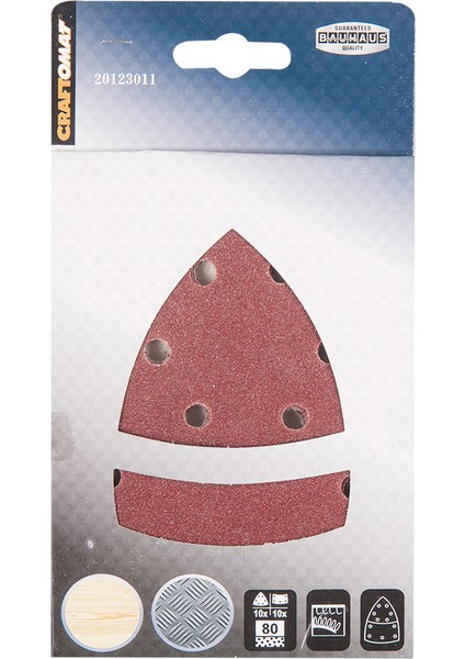 K60 10X80 Üçgen Zımpara Tabanı