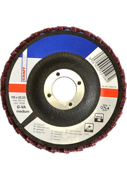 Zımparalama Diski 115 mm G-Va Medıum