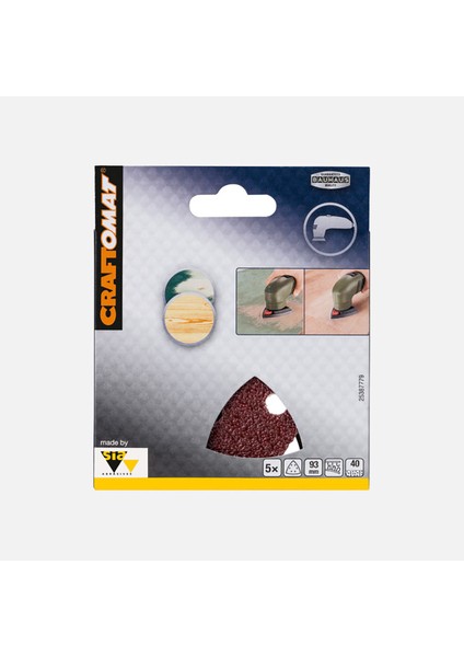 Delta Zımpara 93 mm K40 Bfwp